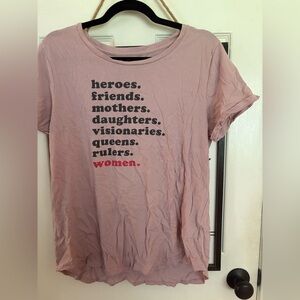 Old Navy Light Pink Graphic Tee